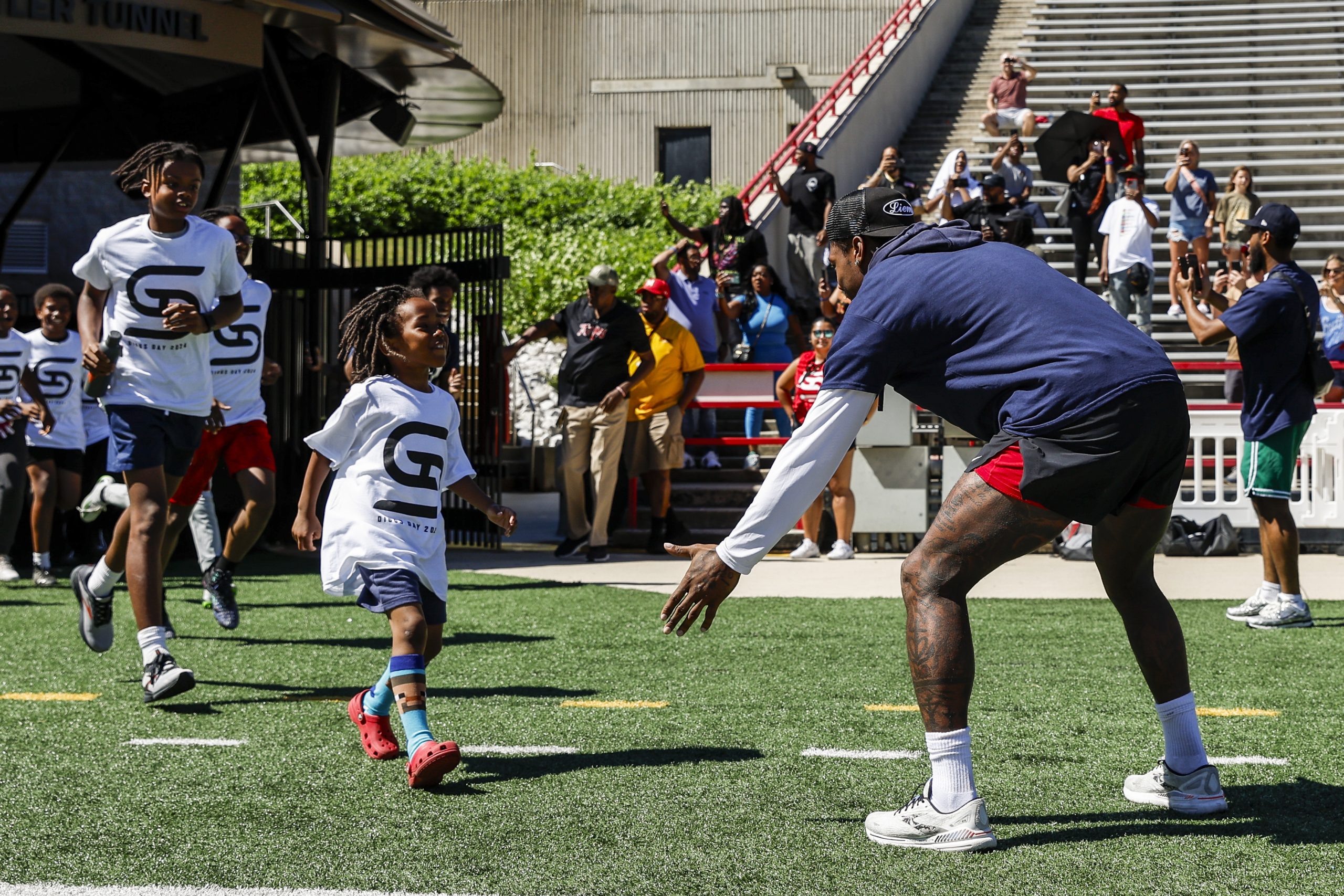 Stefon Diggs
3rd Annual Diggs Day Youth Camp at SECU Stadium in College Park, MD on Saturday, Jun. 8, 2024. 
Chris Lyons/Maryland Athletics