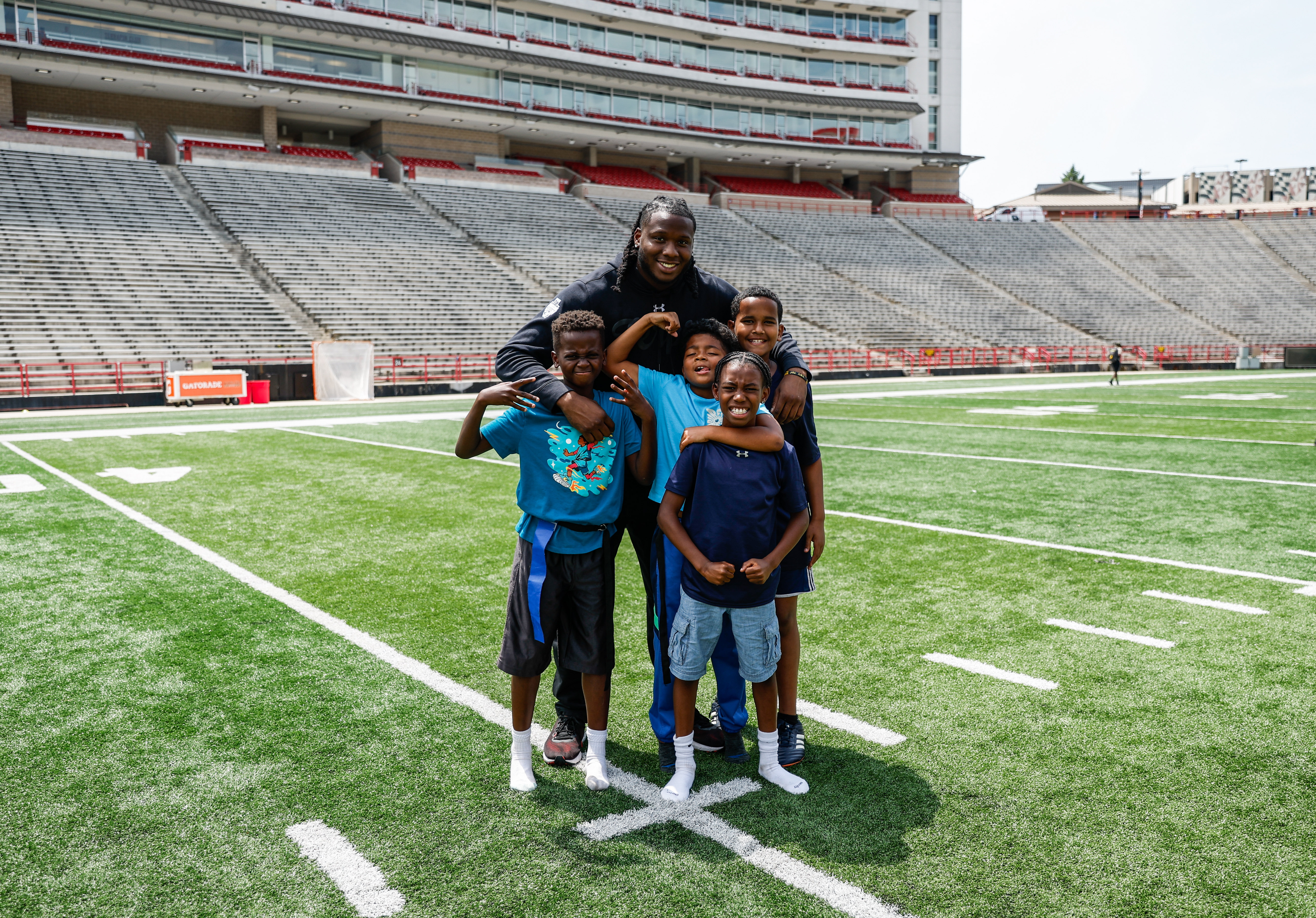 Maryland Football NIL on Campus at Gossett Hall / JHH in College Park, MD on Friday, Jul. 26, 2024. 
Ashley Ray/Maryland Terrapins